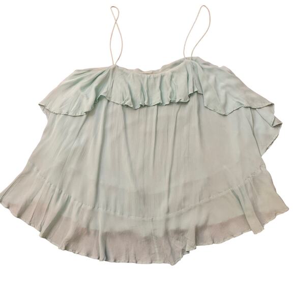 Free People Intimately teal blue tank top size S - Picture 12 of 12